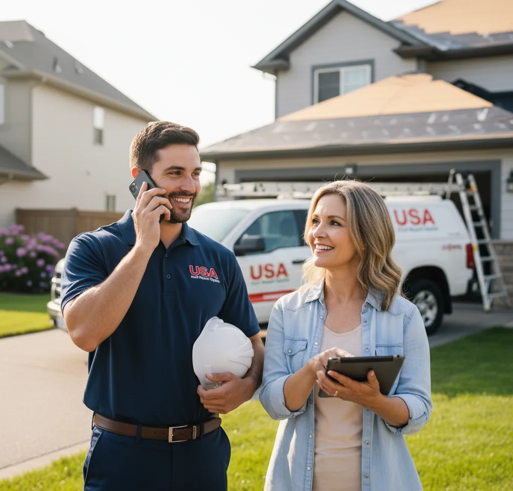 USA Roof Repair Experts customer support in Johnsonburg